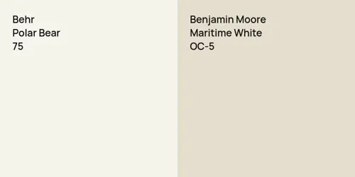 75 Polar Bear vs OC-5 Maritime White