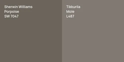 SW 7047 Porpoise vs L487 Mole