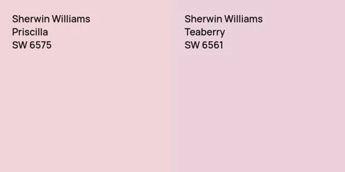 SW 6575 Priscilla vs SW 6561 Teaberry