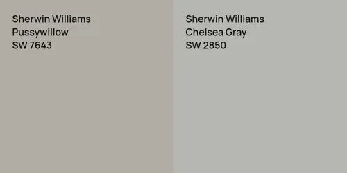 SW 7643 Pussywillow vs SW 2850 Chelsea Gray