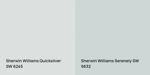 SW 6245 Quicksilver vs SW 9632 Serenely