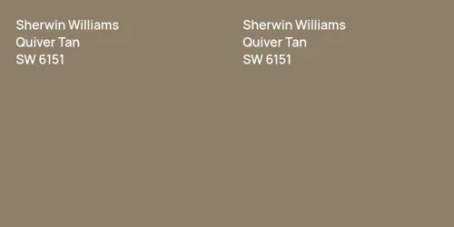 SW 6151 Quiver Tan vs SW 6151 Quiver Tan