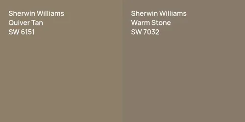 SW 6151 Quiver Tan vs SW 7032 Warm Stone