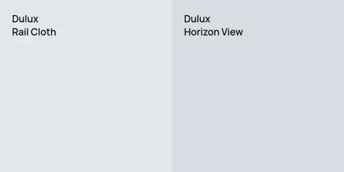 null Rail Cloth vs null Horizon View