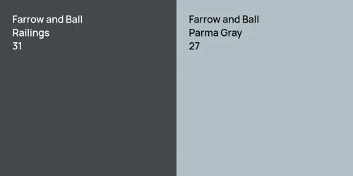 31 Railings vs 27 Parma Gray