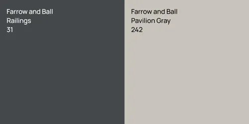 31 Railings vs 242 Pavilion Gray