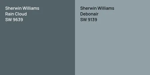 SW 9639 Rain Cloud vs SW 9139 Debonair