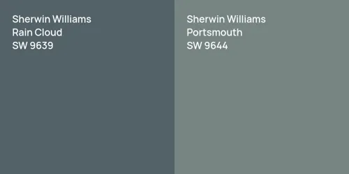 SW 9639 Rain Cloud vs SW 9644 Portsmouth