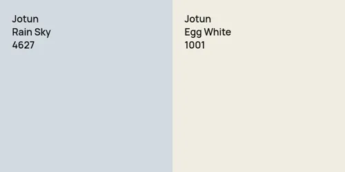 4627 Rain Sky vs 1001 Egg White