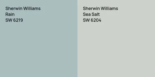 SW 6219 Rain vs SW 6204 Sea Salt