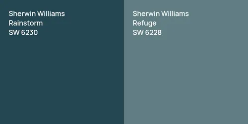 SW 6230 Rainstorm vs SW 6228 Refuge