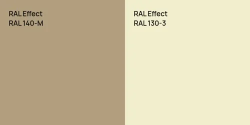 RAL 140-M  vs RAL 130-3 