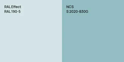 RAL 190-5  vs S 2020-B30G 