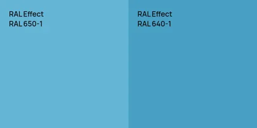 RAL 650-1  vs RAL 640-1 null