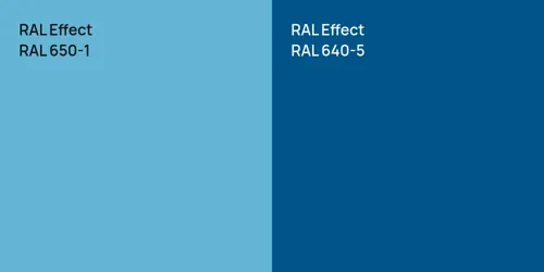 RAL 650-1  vs RAL 640-5 null