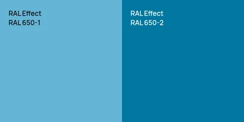 RAL 650-1  vs RAL 650-2 