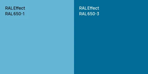 RAL 650-1  vs RAL 650-3 