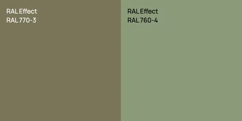 RAL 770-3  vs RAL 760-4 