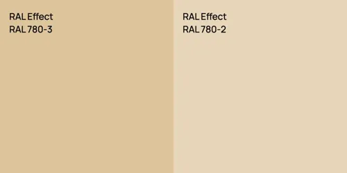 RAL 780-3  vs RAL 780-2 