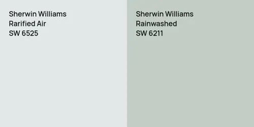 SW 6525 Rarified Air vs SW 6211 Rainwashed