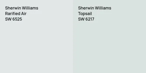 SW 6525 Rarified Air vs SW 6217 Topsail