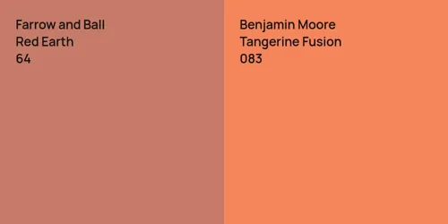 64 Red Earth vs 083 Tangerine Fusion