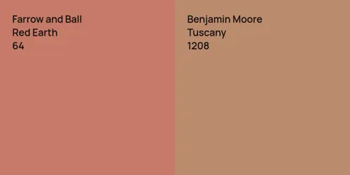 64 Red Earth vs 1208 Tuscany