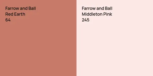 64 Red Earth vs 245 Middleton Pink