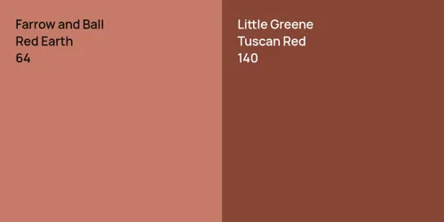 64 Red Earth vs 140 Tuscan Red