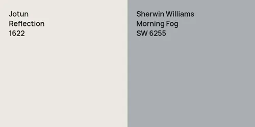 1622 Reflection vs SW 6255 Morning Fog