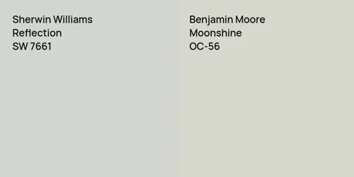 SW 7661 Reflection vs OC-56 Moonshine