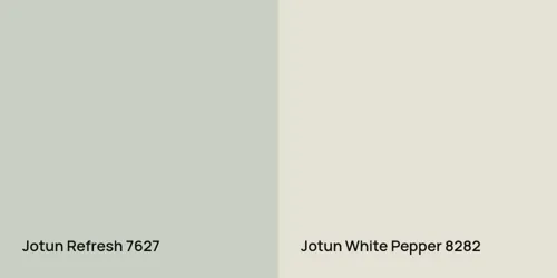 7627 Refresh vs 8282 White Pepper