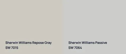 SW 7015 Repose Gray vs SW 7064 Passive