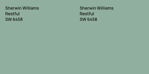 SW 6458 Restful vs SW 6458 Restful