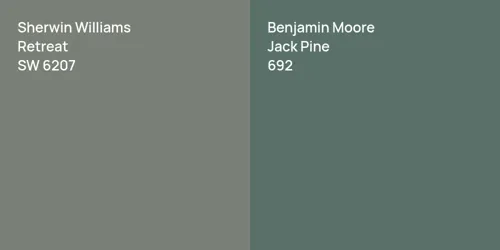 SW 6207 Retreat vs 692 Jack Pine