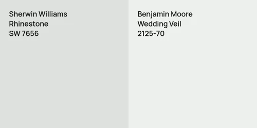 SW 7656 Rhinestone vs 2125-70 Wedding Veil