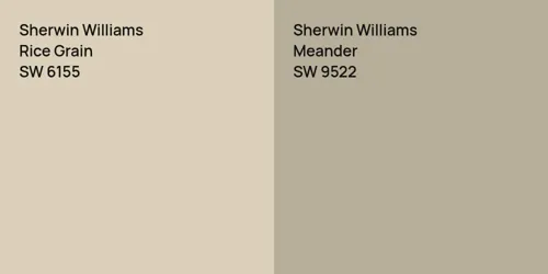 SW 6155 Rice Grain vs SW 9522 Meander