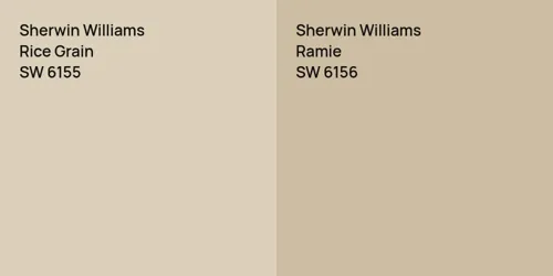 SW 6155 Rice Grain vs SW 6156 Ramie