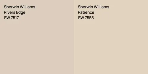 SW 7517 Rivers Edge vs SW 7555 Patience