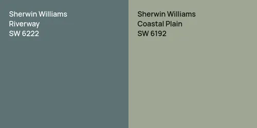 SW 6222 Riverway vs SW 6192 Coastal Plain