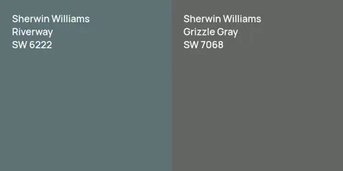 SW 6222 Riverway vs SW 7068 Grizzle Gray