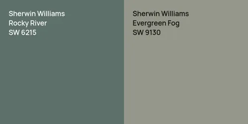 SW 6215 Rocky River vs SW 9130 Evergreen Fog