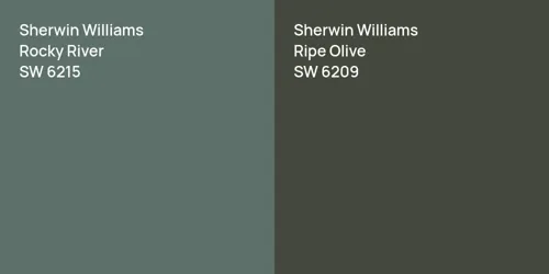 SW 6215 Rocky River vs SW 6209 Ripe Olive