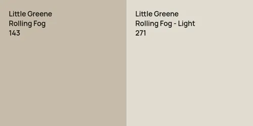 143 Rolling Fog vs 271 Rolling Fog - Light