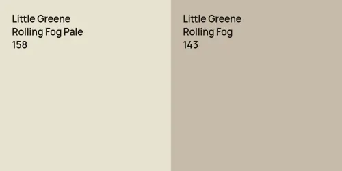 158 Rolling Fog Pale vs 143 Rolling Fog