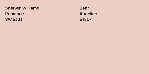 SW 6323 Romance vs S180-1 Angelico