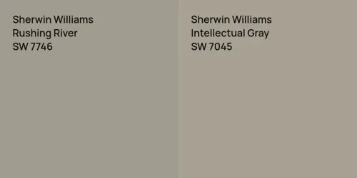 SW 7746 Rushing River vs SW 7045 Intellectual Gray