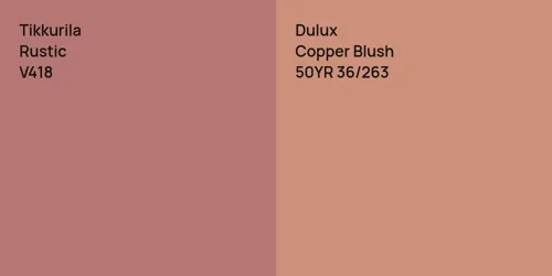 V418 Rustic vs 50YR 36/263 Copper Blush