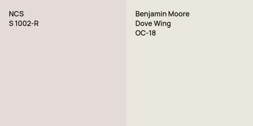 S 1002-R  vs OC-18 Dove Wing