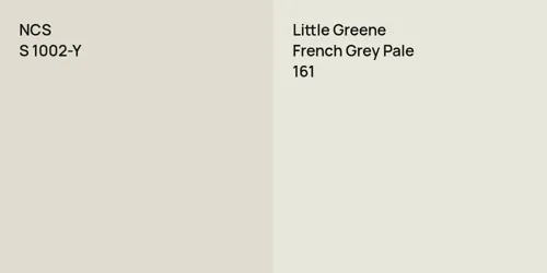 S 1002-Y  vs 161 French Grey Pale